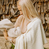 Merino wool baby blanket HAPPINESS