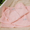 Merino wool baby blanket LOVE