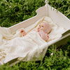 Merino wool baby blanket LOVE