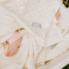 Merino wool baby blanket LOVE