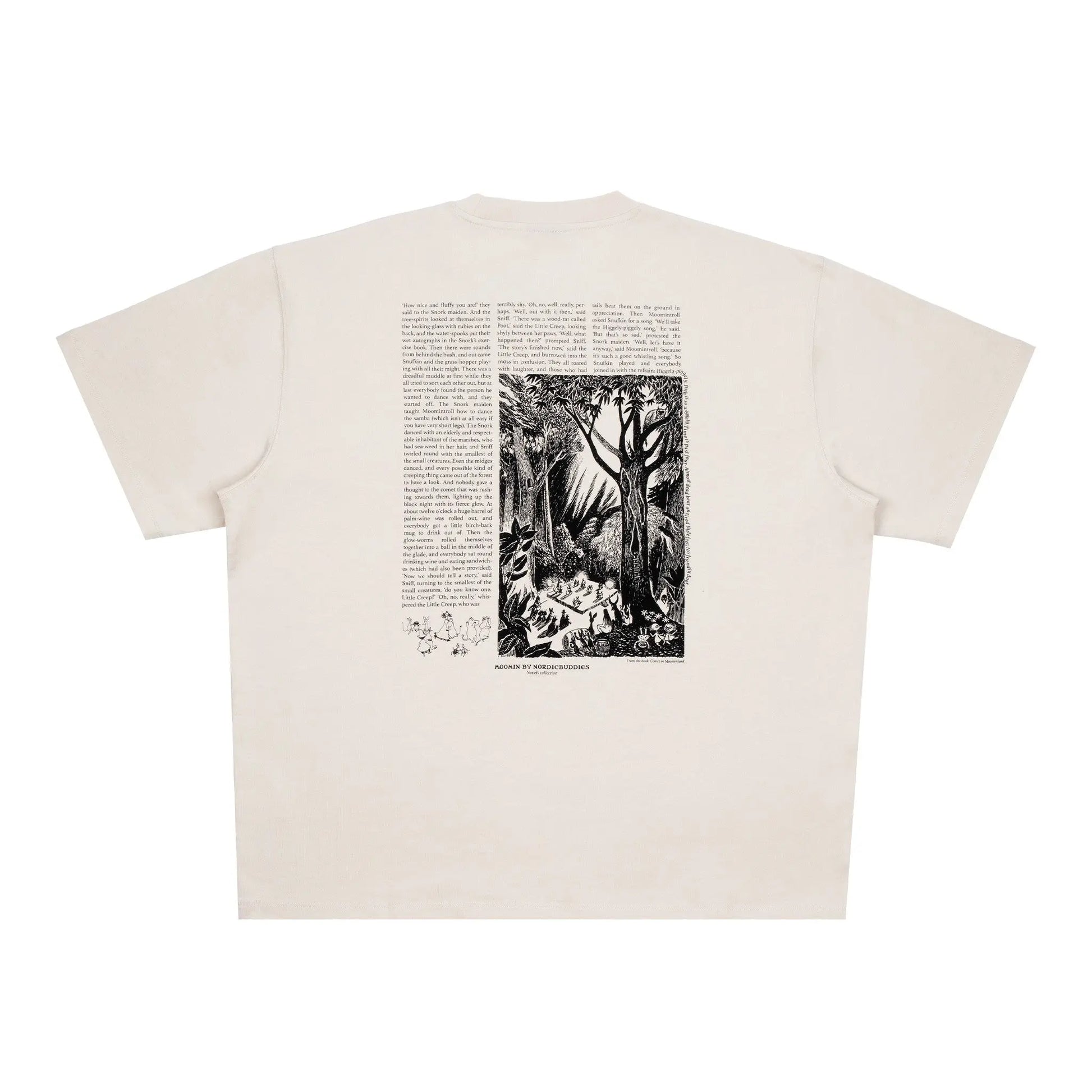Novels Unisex T-Shirt - Beige