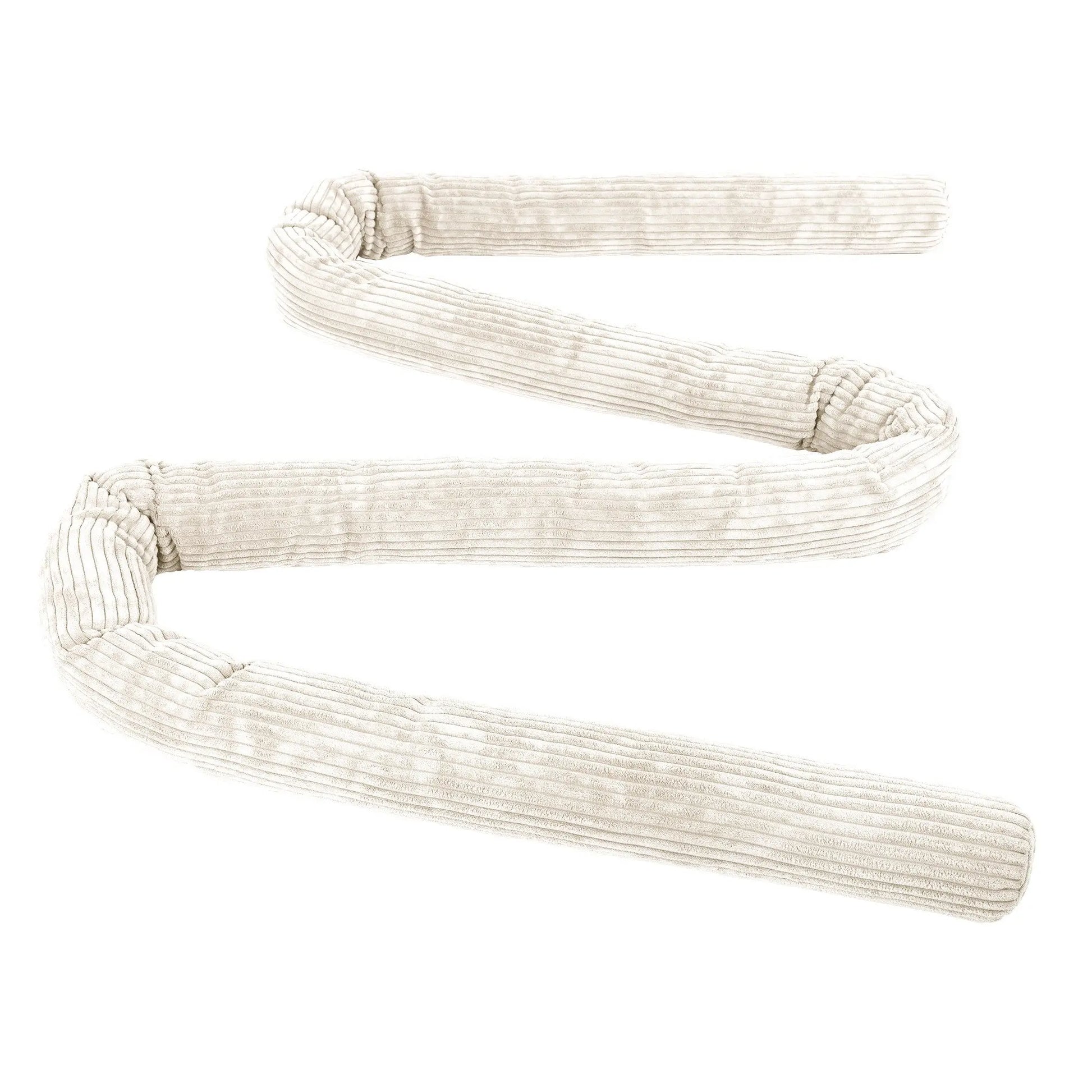 Protective Roll Bumper for Baby Crib – Grey