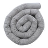Protective Roll Bumper for Baby Crib – Grey