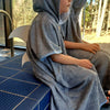 Short-Sleeve Poncho SHARK - For KIDS (Size 122-150)