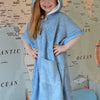 Short-Sleeve Poncho SHARK - For KIDS (Size 122-150)