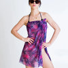 Pink Tropics Tan Through Sarong
