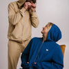 Lion Soft Fleece Full Zip Hoodie - Light Brown