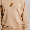 Lion Soft Fleece Sweatshirt - Light Brown