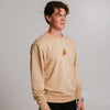 Lion Soft Fleece Sweatshirt - Light Brown