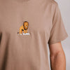 Lion T-shirt - Milky Brown