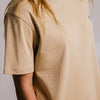 Panda Heavy T-shirt - Light Brown