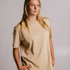 Panda Heavy T-shirt - Light Brown
