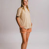 Panda Heavy T-shirt - Light Brown