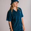 Panda Terry Shirt - Navy Blue