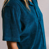 Panda Terry Shirt - Navy Blue