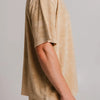 Panda Terry T-shirt - Light Brown