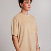 Panda Terry T-shirt - Light Brown