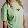 Squirrel Heavy T-shirt - Light Green
