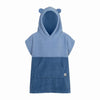 Surfbear Kids Bath Poncho - Blue