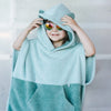 Surfbear Kids Bath Poncho - Green