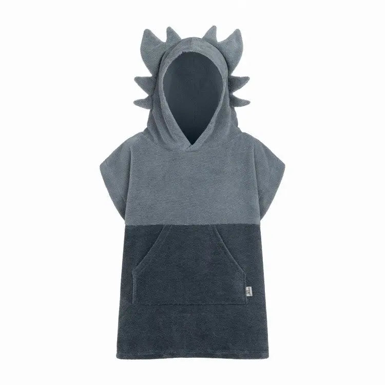 Surfdragon Kids Bath Poncho - Grey