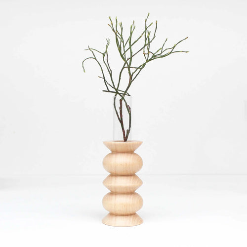 Totem Wooden Vase - Medium Nº 5