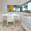 Washable Rug Botanic Plants, 140 x 200 cm 