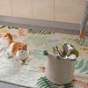 Washable Rug Botanic Plants, 140 x 200 cm 