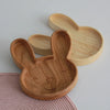 Wooden Plate For Kids - Bunny