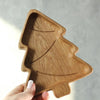 Wooden Plate For Kids - Christmas Tree