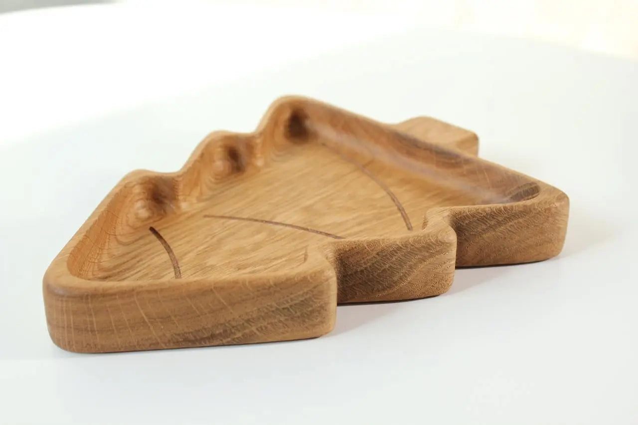 Wooden Plate For Kids - Christmas Tree