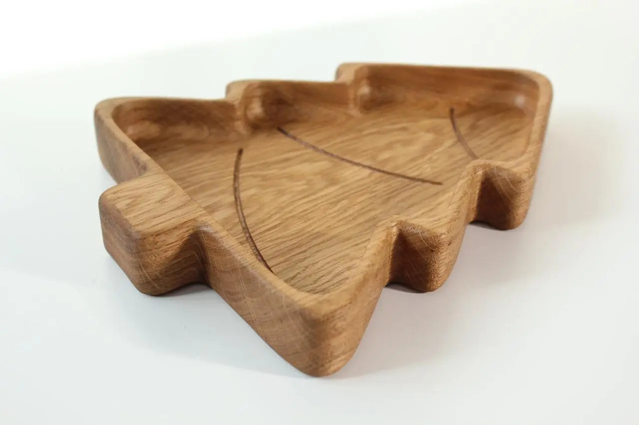Wooden Plate For Kids - Christmas Tree