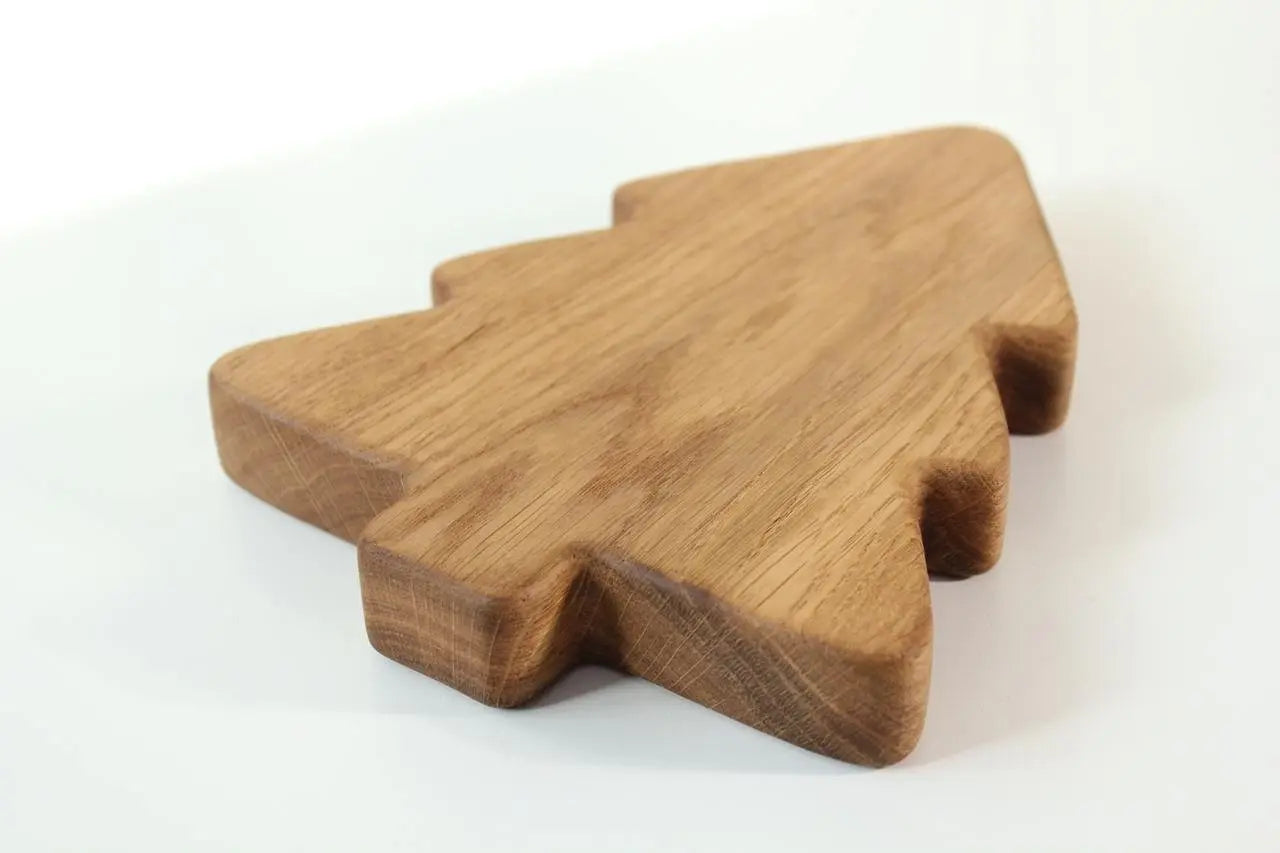 Wooden Plate For Kids - Christmas Tree