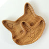 Wooden Plate For Kids - Corgi With 2 Sectors