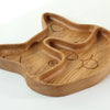 Wooden Plate For Kids - Corgi With 2 Sectors