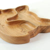 Wooden Plate For Kids - Fox With 2 Sectors