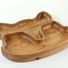 Wooden Plate For Kids - Fox With 2 Sectors
