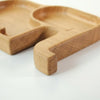 Wooden Plate For Kids - Elephant With 2 Sectors