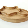 Wooden Plate For Kids - Fox With 3 Sectors