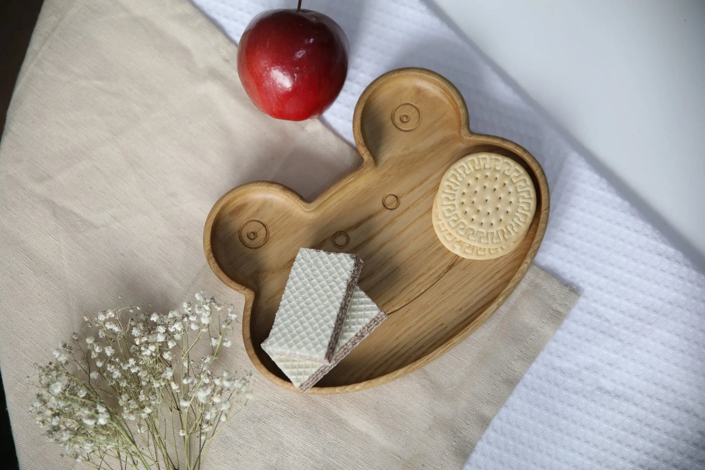 Wooden Plate For Kids - Frog