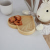 Wooden Plate For Kids - Heart