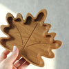 Wooden Plate For Kids - Maple Leaf