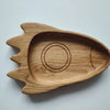 Wooden Plate For Kids - Rocket