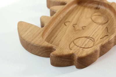 Wooden Plate For Kids - Toothless