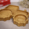 Wooden Plate For Kids - Tractor