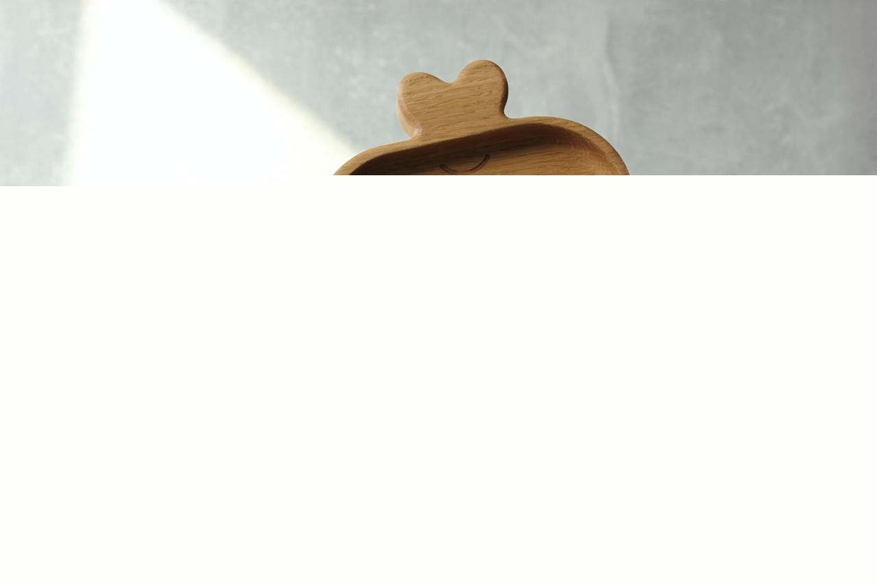 Wooden Plate For Kids - Whale